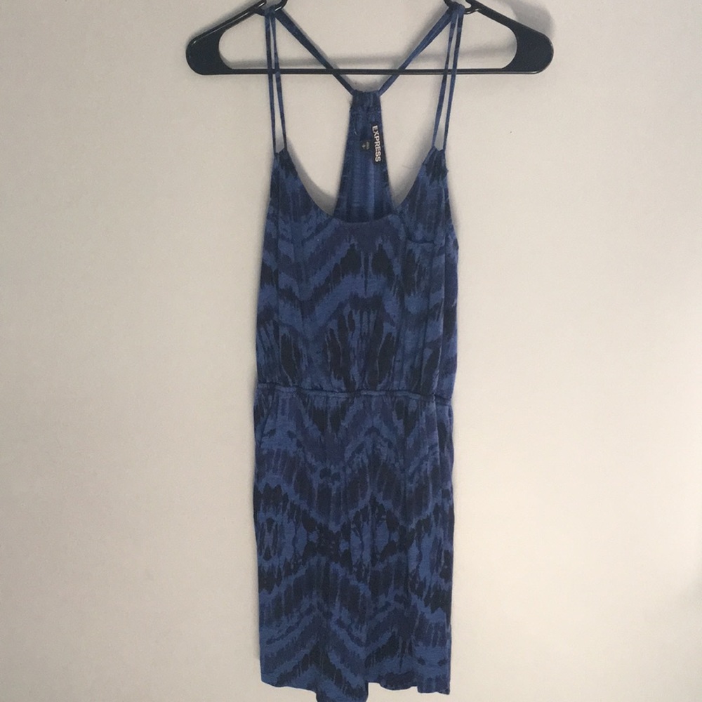 Blue & Black Express Dress